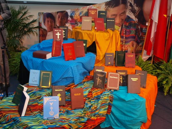 Just a few of the thousands of Bible translations by Wycliffe Bible Translators...